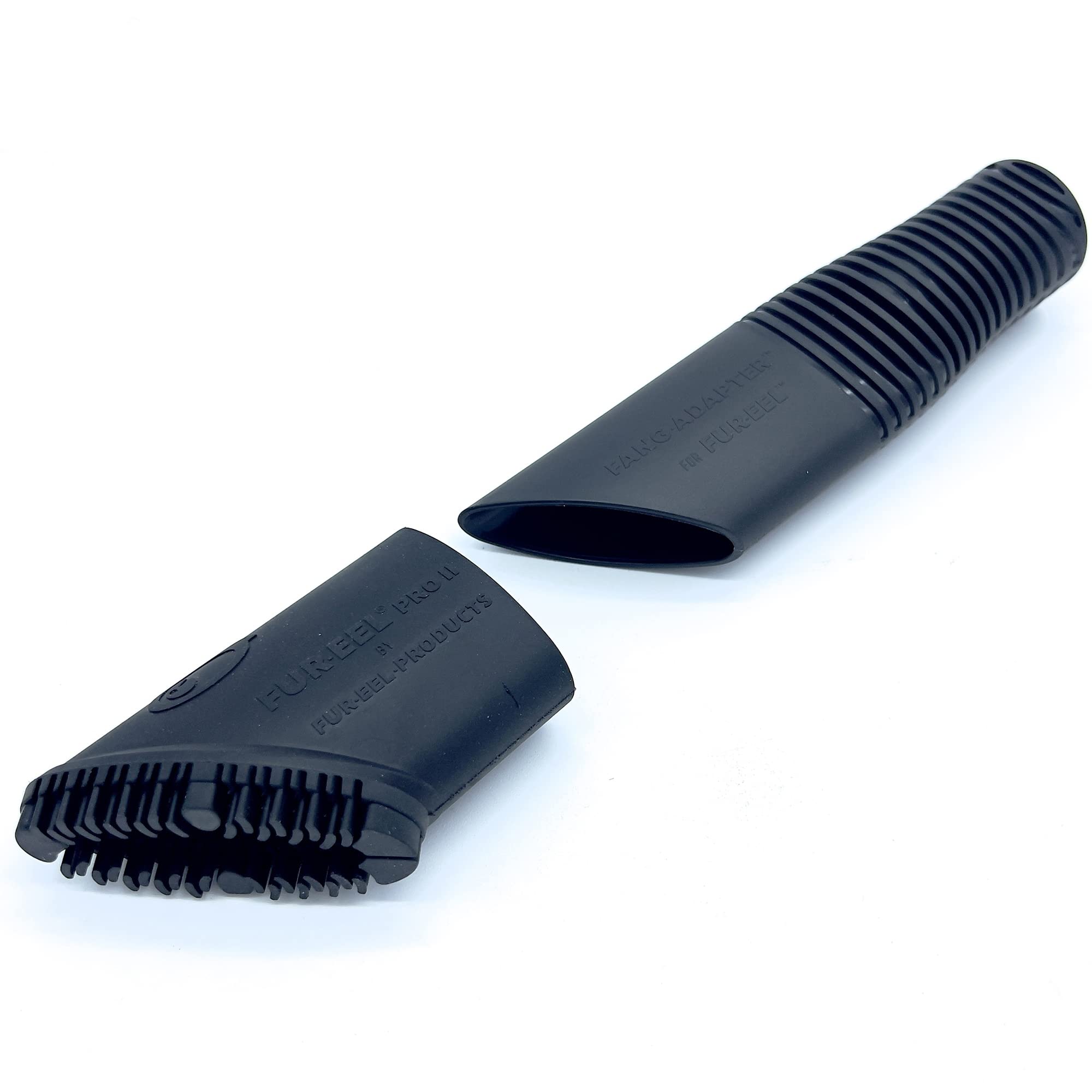 Buff Brite Fur Remover Pro II on couch demonstrates fabric-safe hair removal