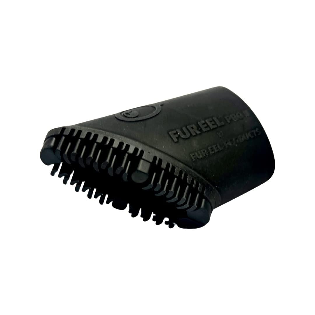 Buff Brite Fur-Eel silicone bristles up close show strong hair grip.