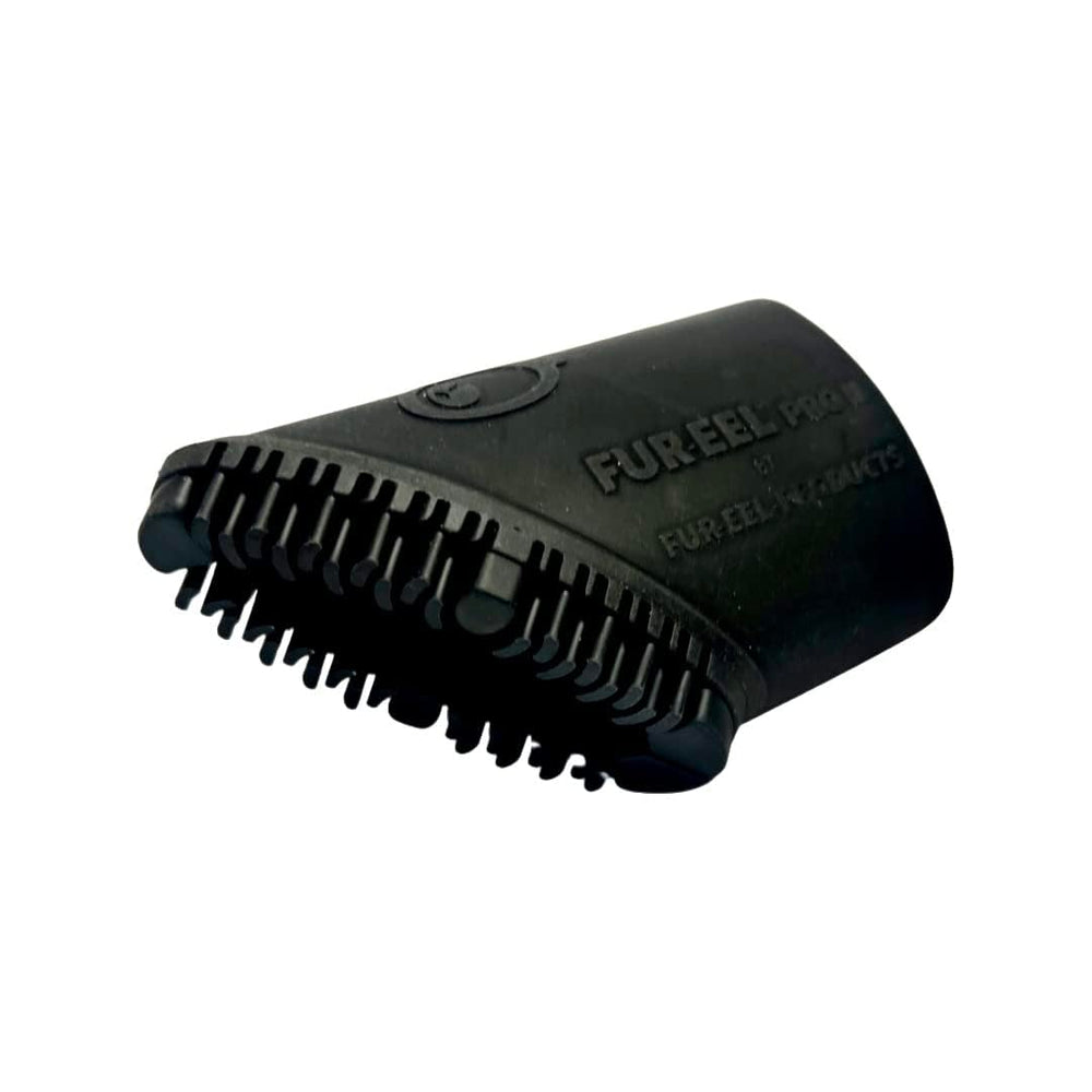 Buff Brite Fur-Eel silicone bristles up close show strong hair grip.
