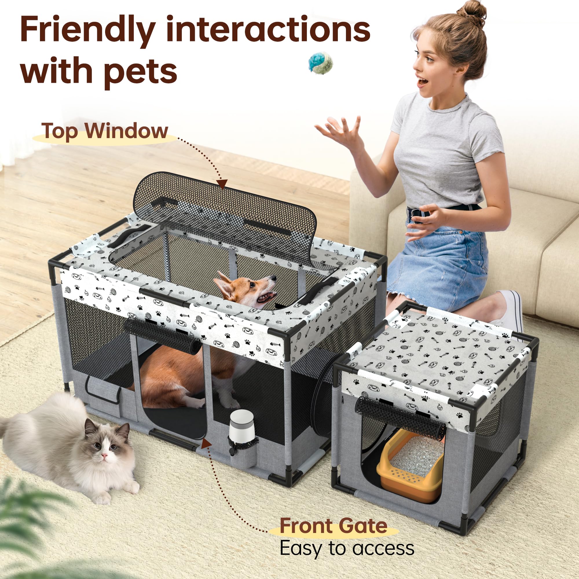 BUFOR PVC-frame playpen shows stable joints for reliable setups.