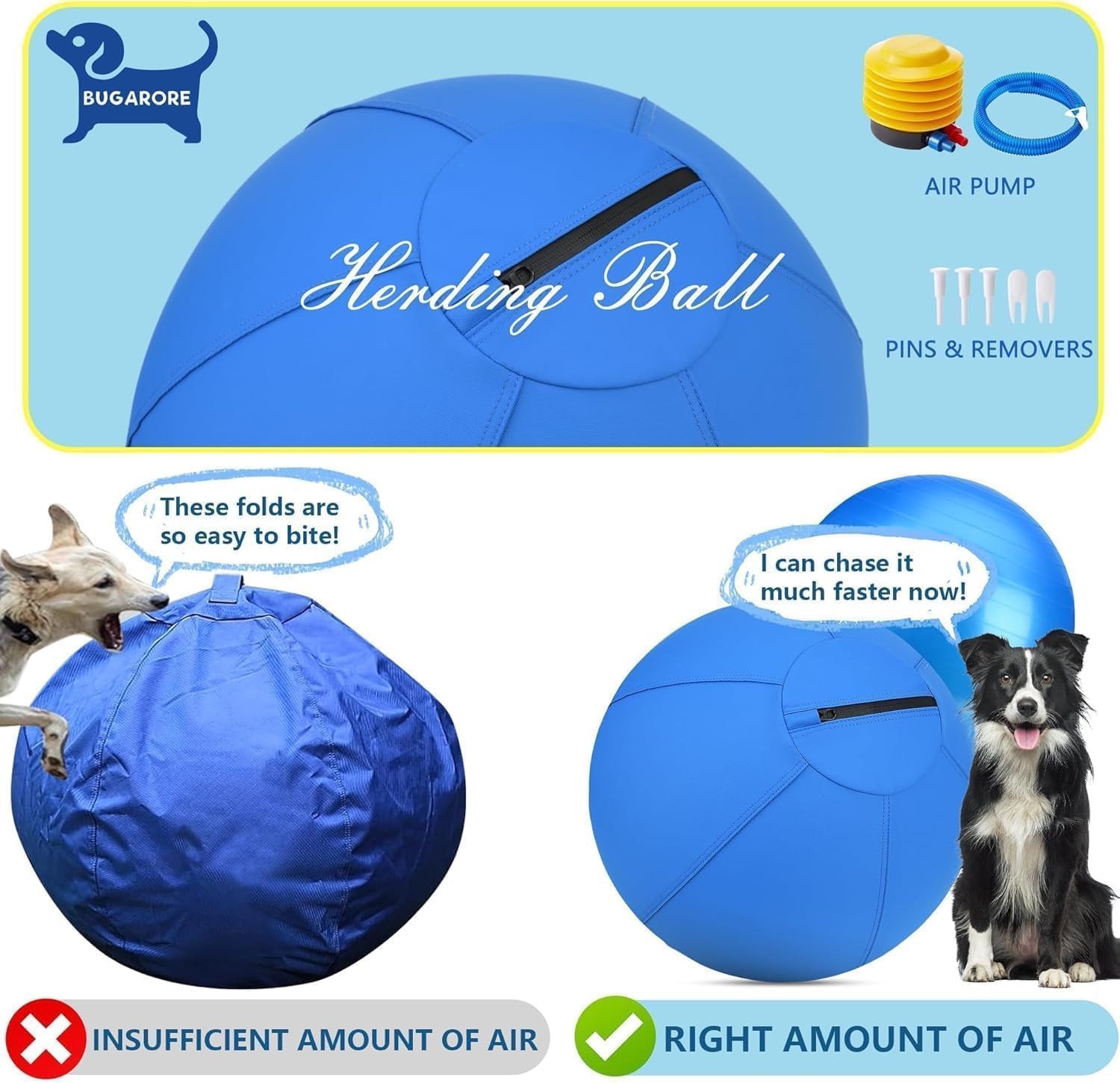 BUGARORE removable cover is machine washable for easy cleanup after play.