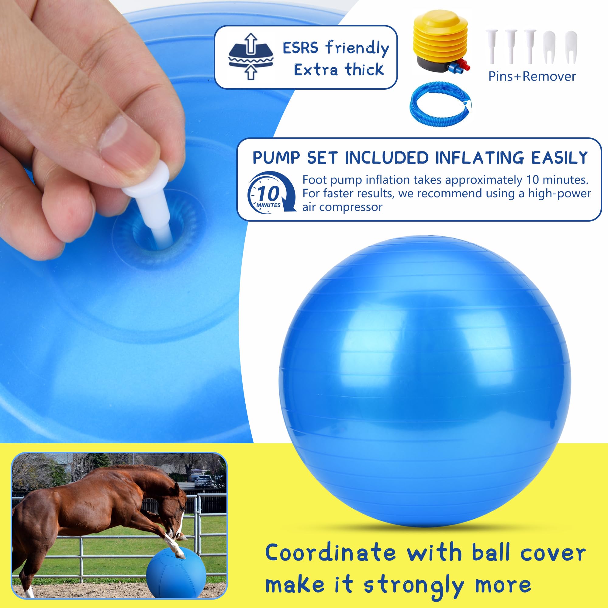 BUGARORE ball high visibility colors aid training focus