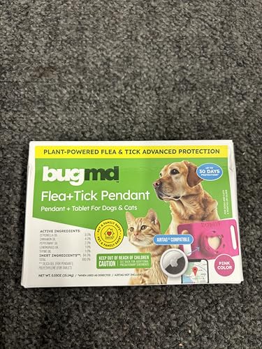 BugMD Paw Guardian pendant on dog collar for secure tracking and protection