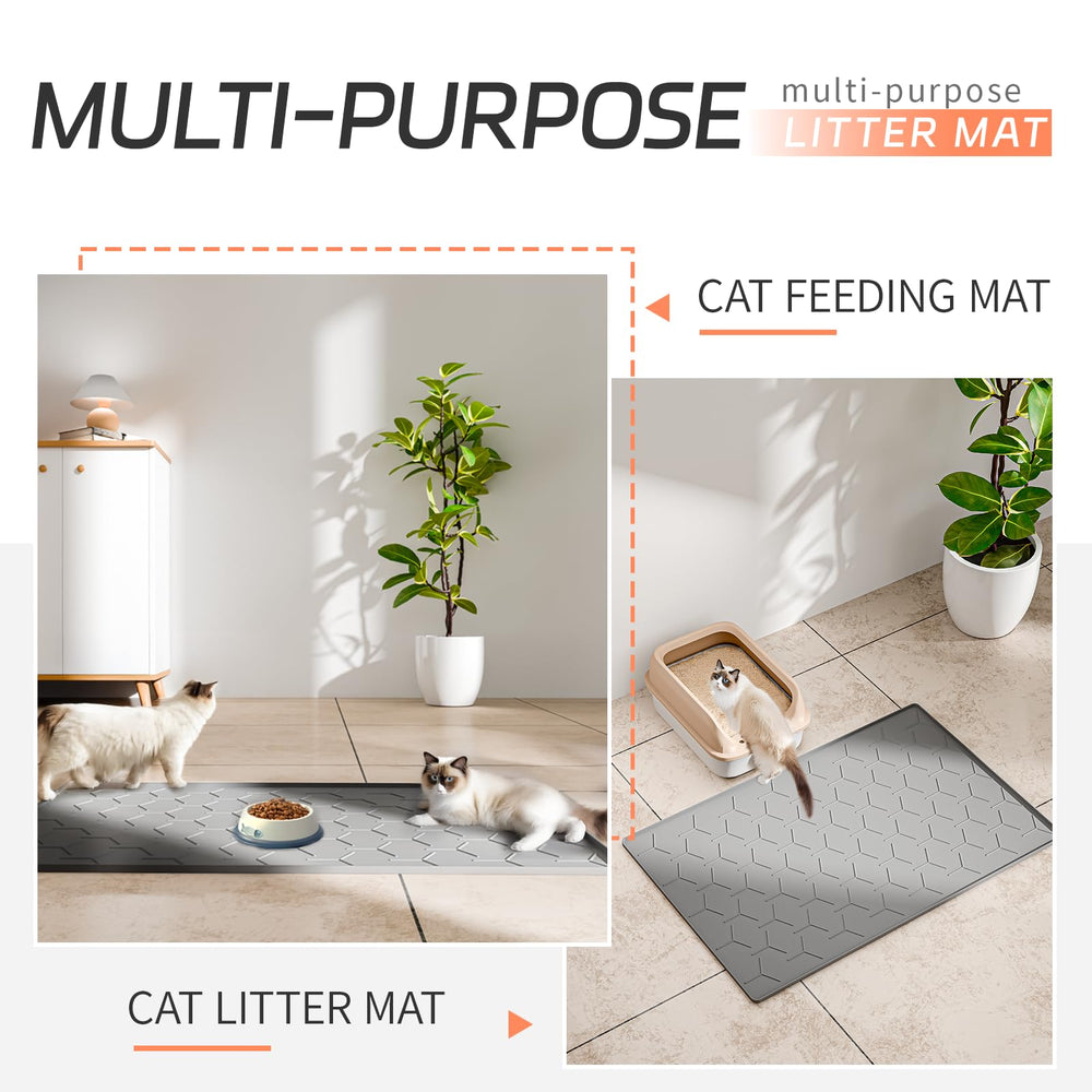 Bulkniu large mat with litter demonstrates efficient tracking reduction and cleanup