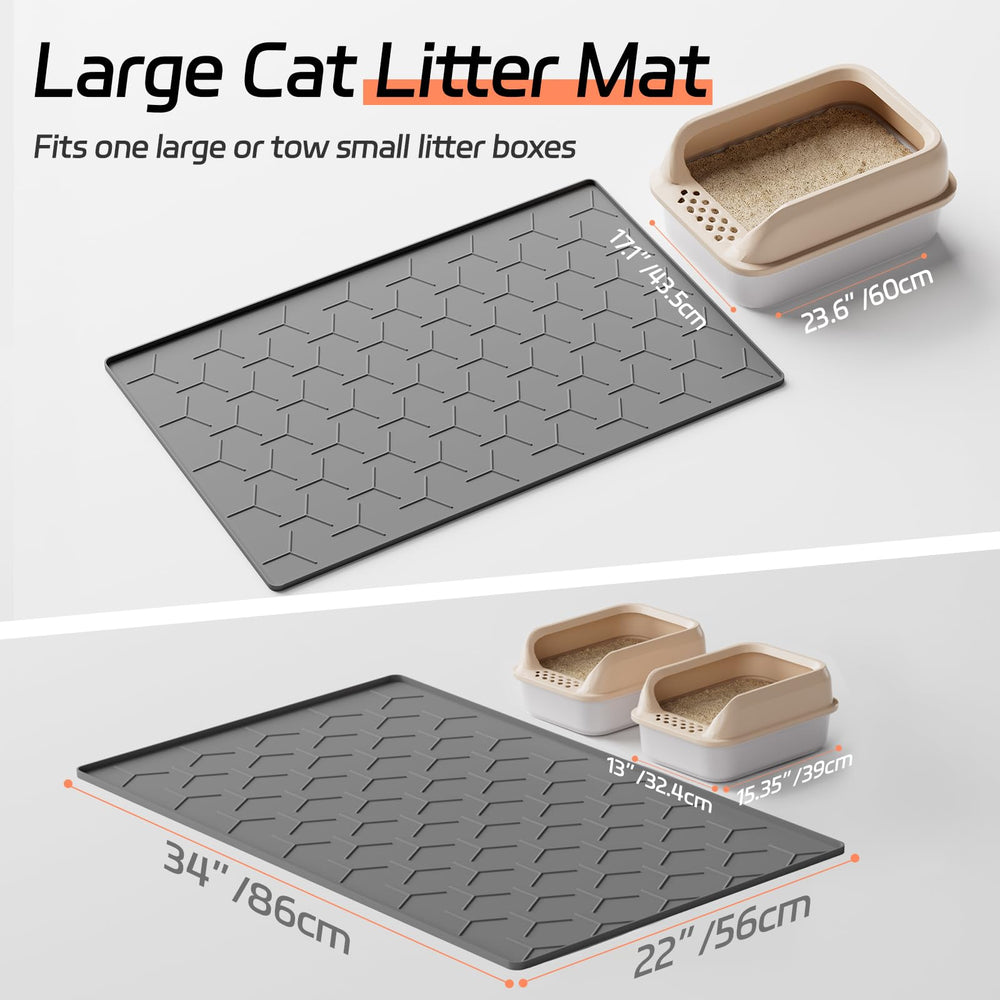 Bulkniu Litter Mat for two boxes supports large-area coverage.