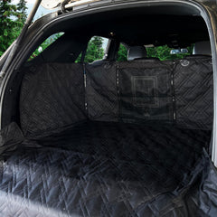 Bulldogology Cargo Liner for SUV XL Black front view showing heavy-duty protection