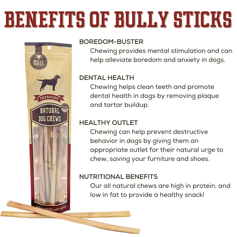 Bully Bunches small-dog chew 6in size aids focused gnawing sessions