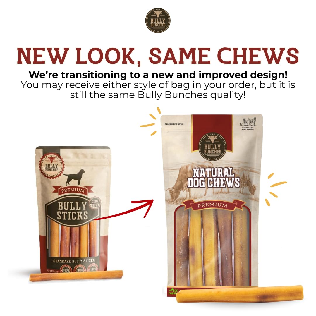 Bully Bunches thick 12-inch chew ideal for medium to large dogs