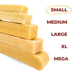 Bully Bunches yak cheese chew — rawhide-free safety for chewers.