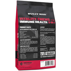 Bully Max Total Health chews closeup of soft treats for easy daily supplementation.