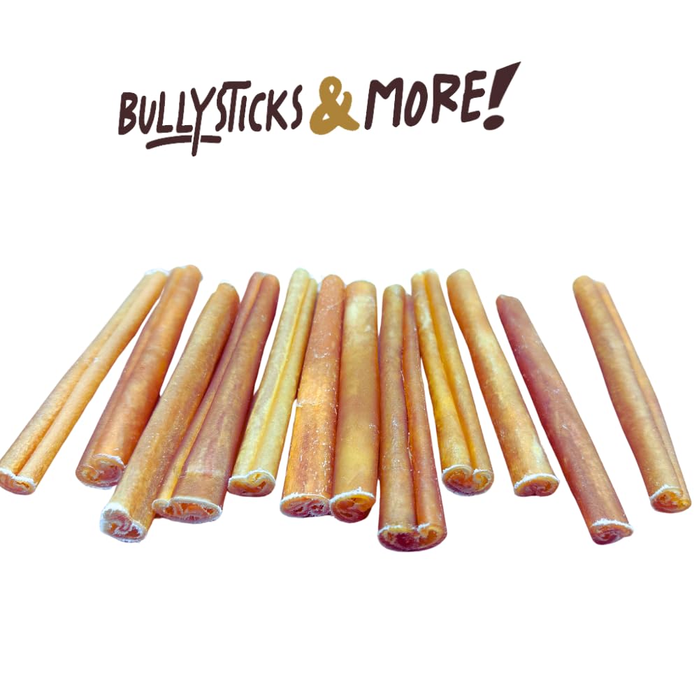 BULLYSTICKS & MORE beef cheek collagen braids close-up; natural texture for potential joint health support in dogs.