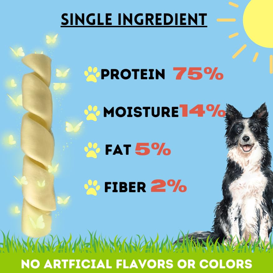 BULLYSTICKS & MORE beef cheek springs uncooked lean – single-ingredient treat