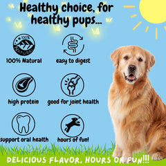 Bullysticks & More no-hide rolls natural ingredients indicate single-ingredient chew