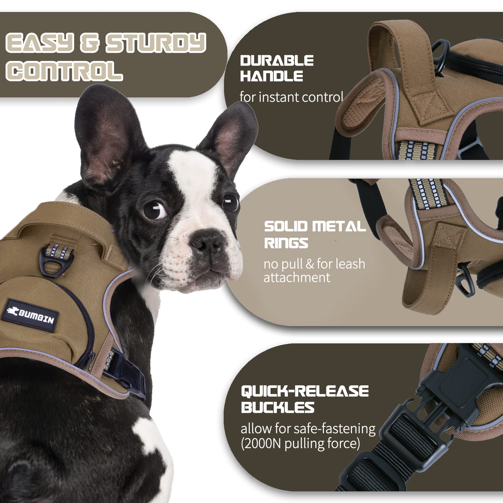 BUMBIN durable breathable materials closeup highlighting soft padding and ventilation