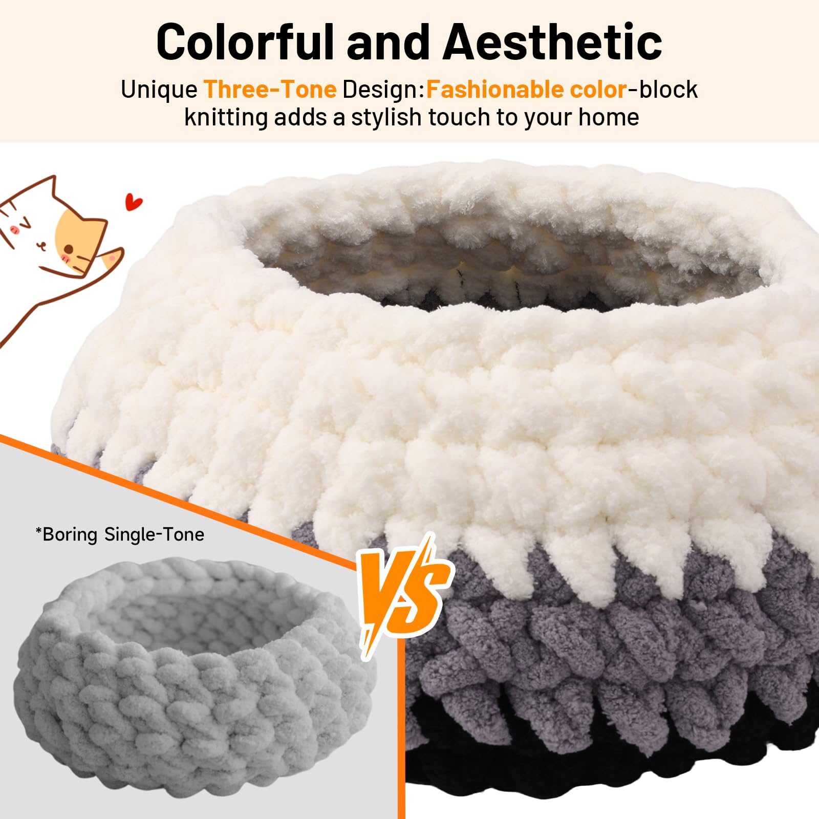 BUMUBI Rondo cat nest machine washable for easy care and refresh