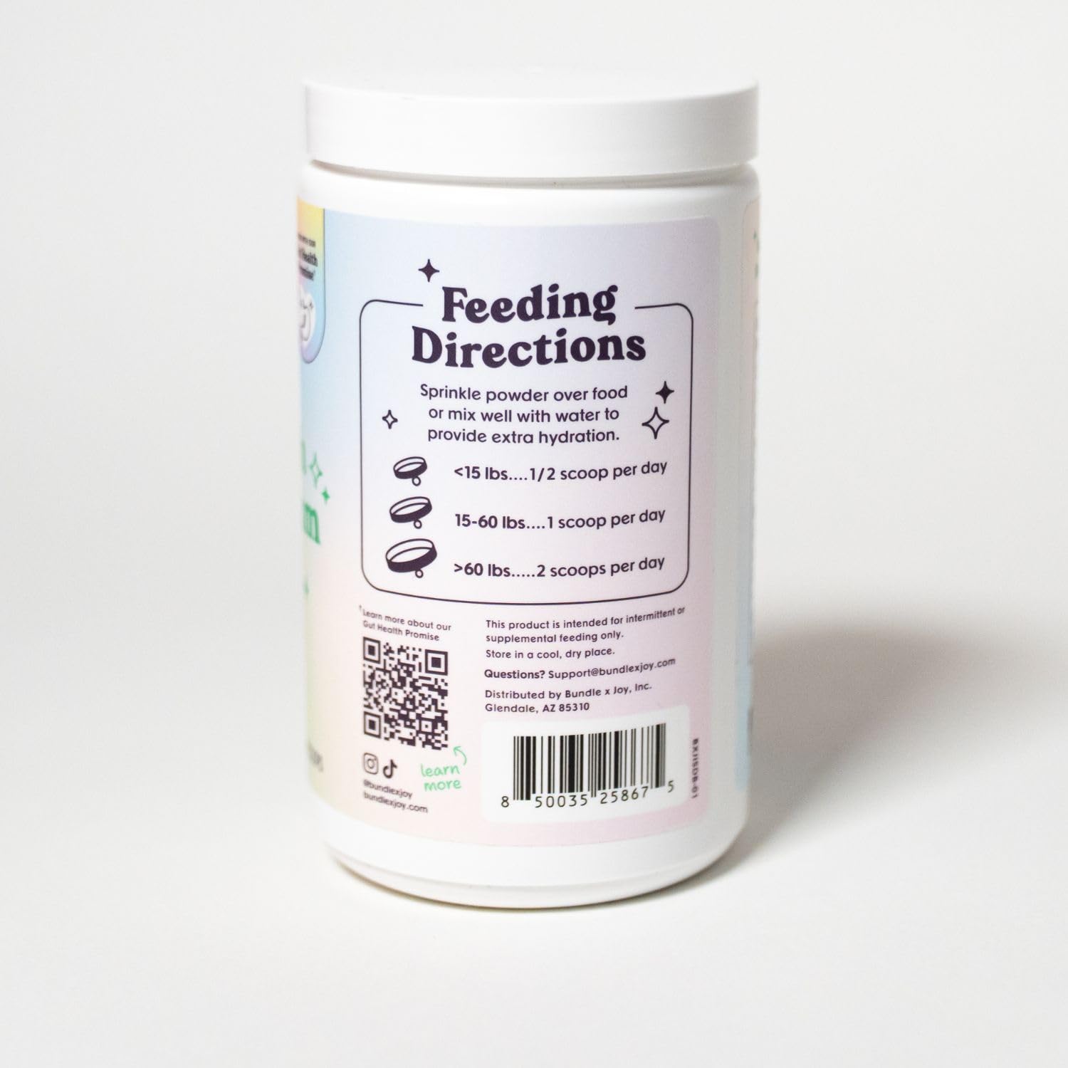 Bundle x Joy nutrients promote joint and tissue health for dogs' mobility.