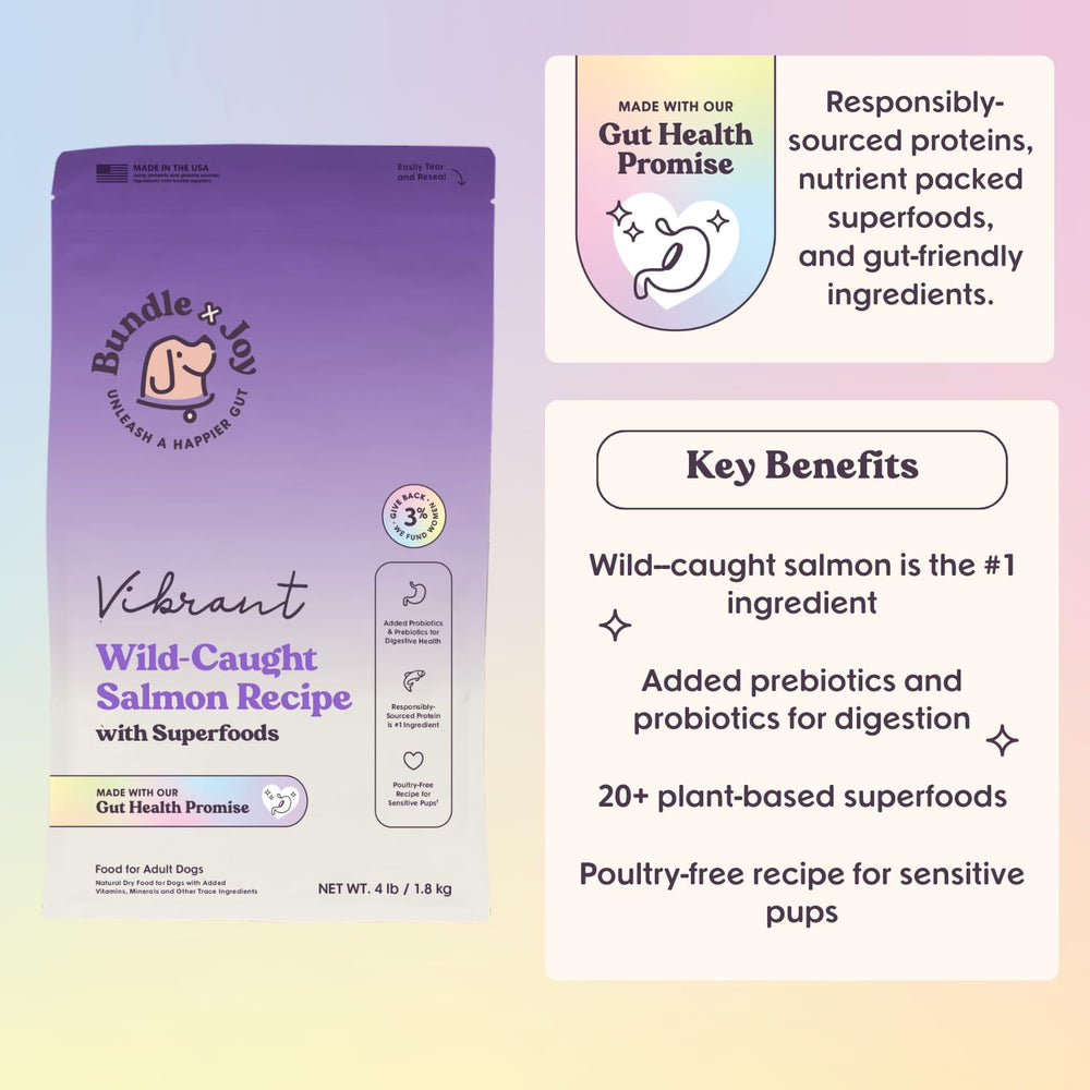 Bundle x Joy probióticos para apoyar la digestión y bienestar del perro