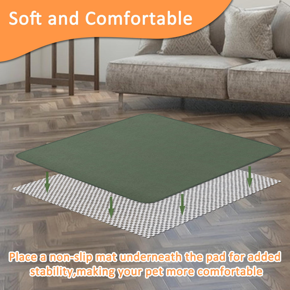 Bunlitent anti-slip bottom keeps the pad flat during playtime.