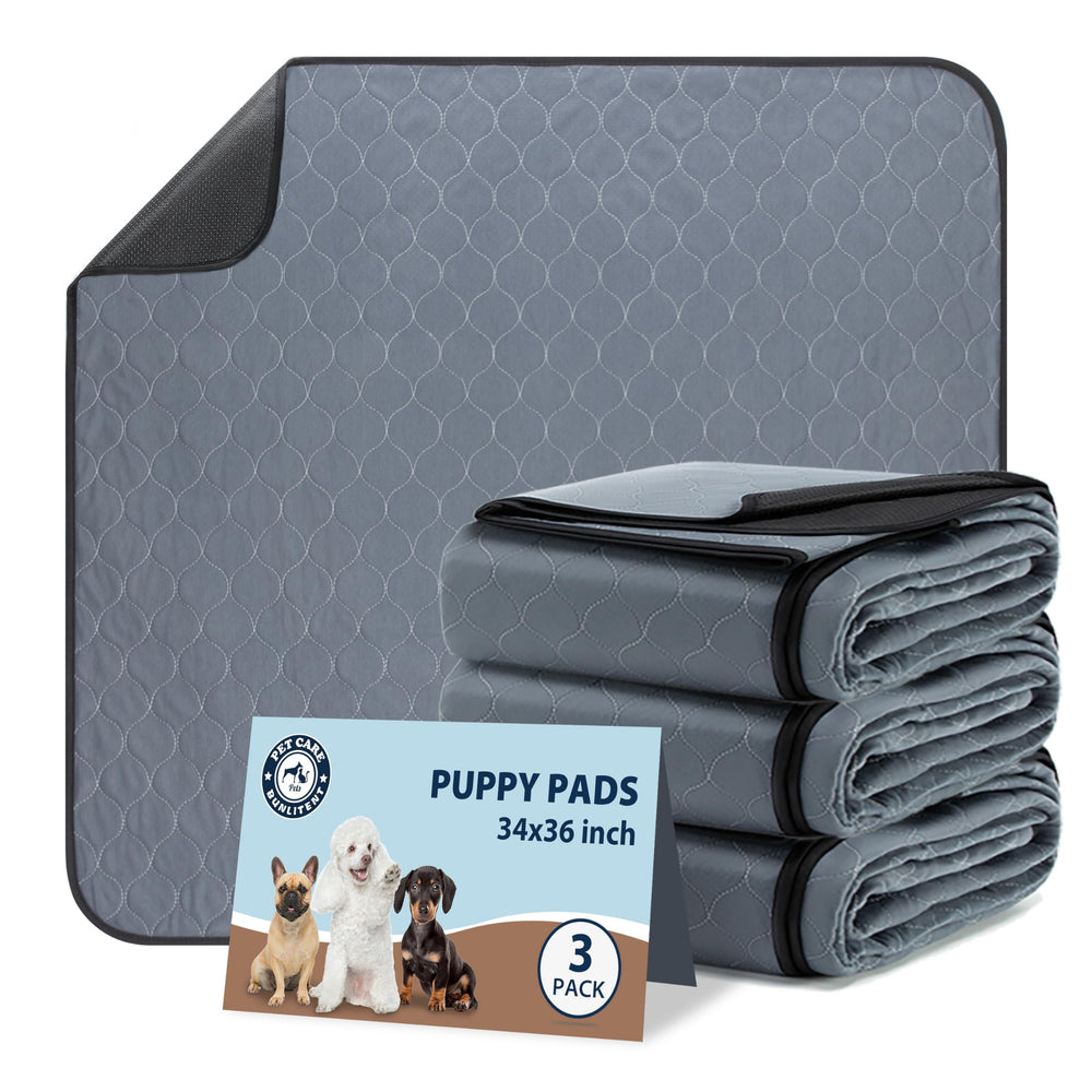 Bunlitent washable pee pad 34x36 laid flat for quick absorption and training.