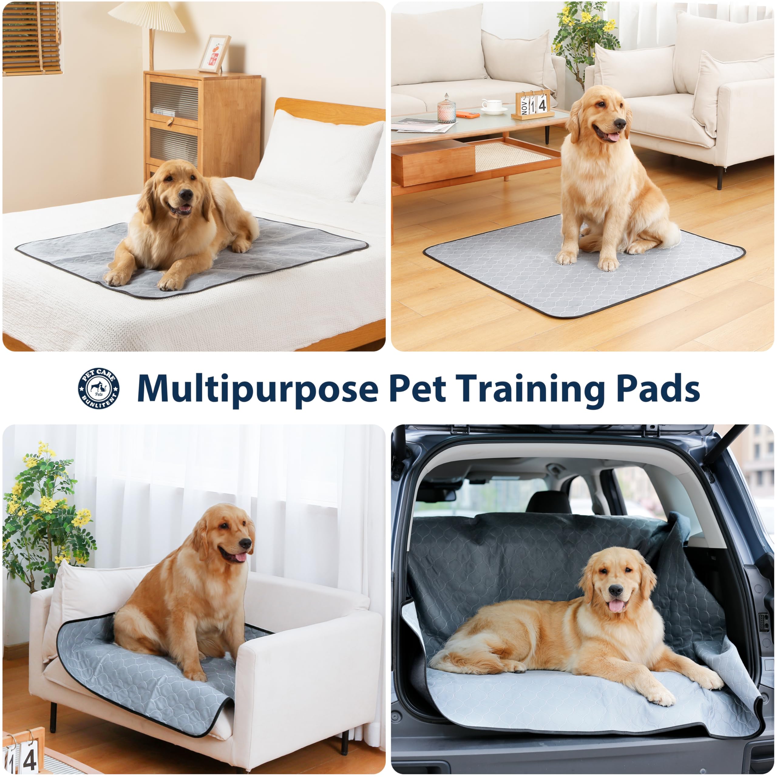 Bunlitent grey pad blends with home decor while protecting surfaces.