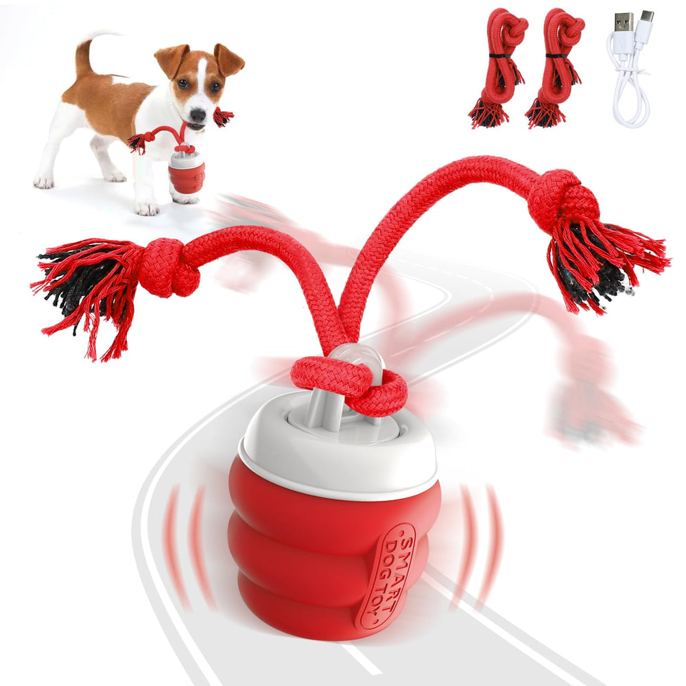 BUPIHUKA Interactive Dog Ball front view for indoor play and stimulation