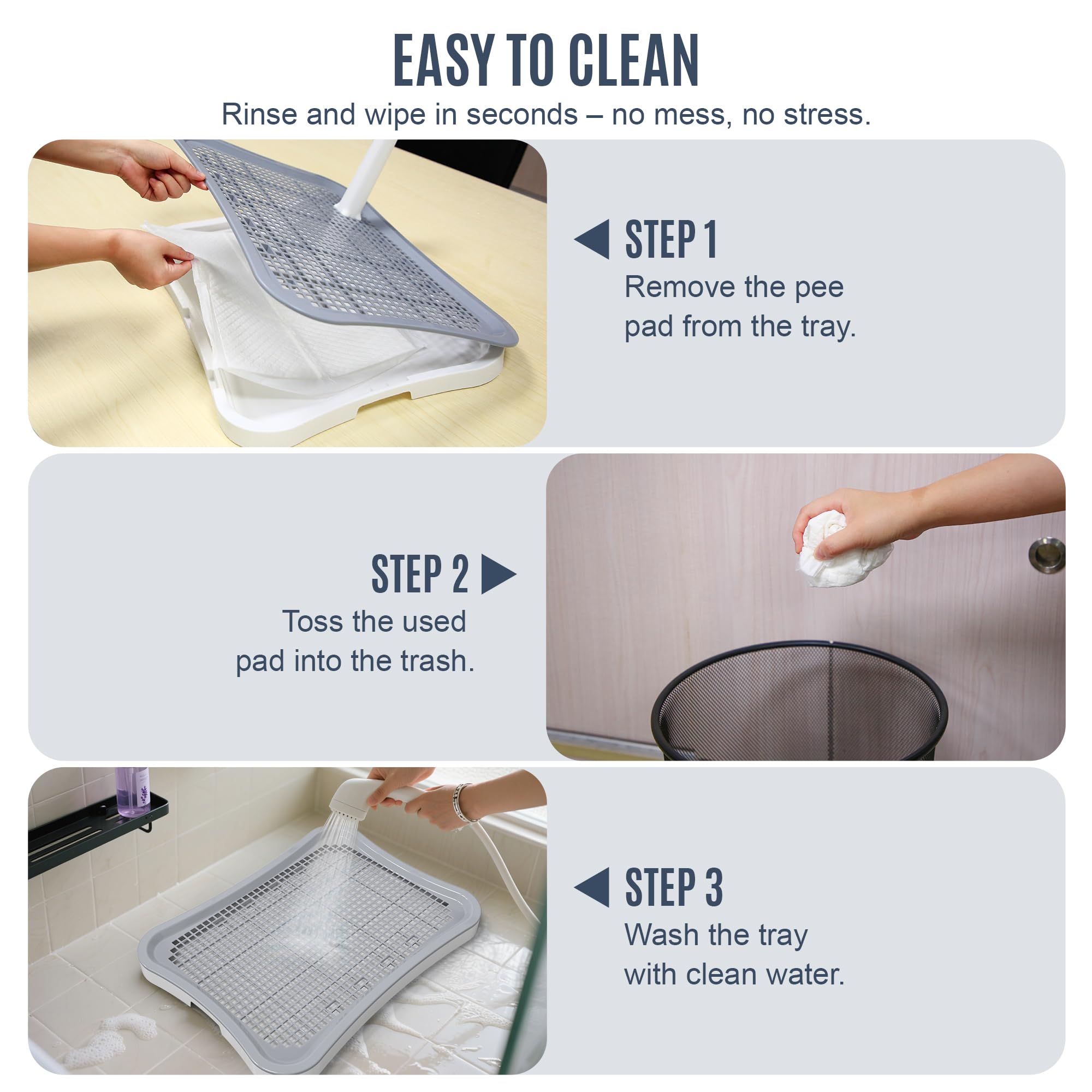 BUPIHUKA pee pad holder center post for guiding aim