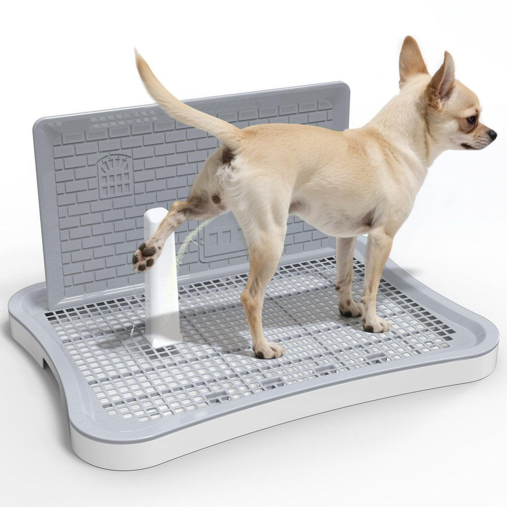 BUPIHUKA pee pad holder front view showing stable frame for small dogs