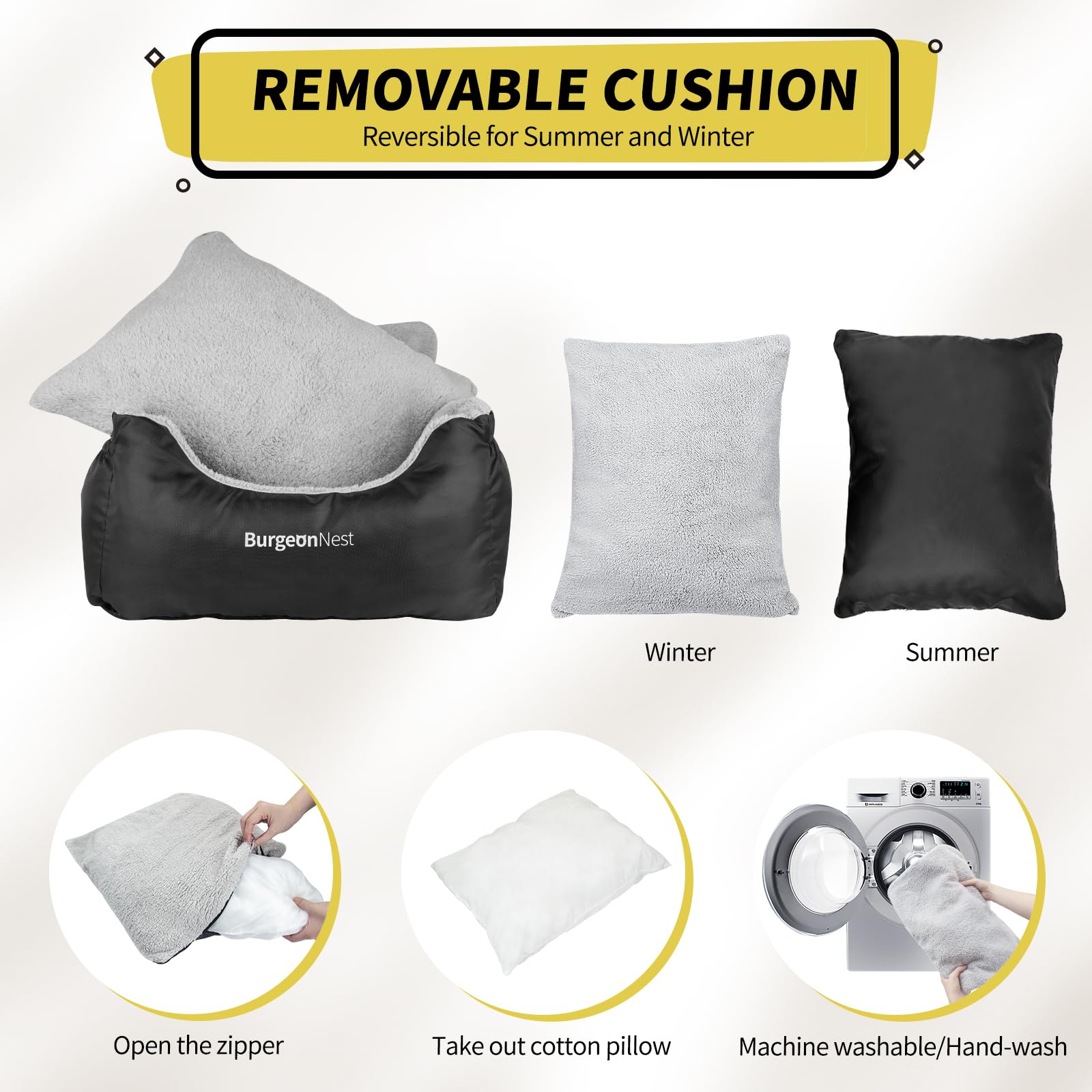 BurgeonNest dog car seat with storage pockets keeps essentials organized.
