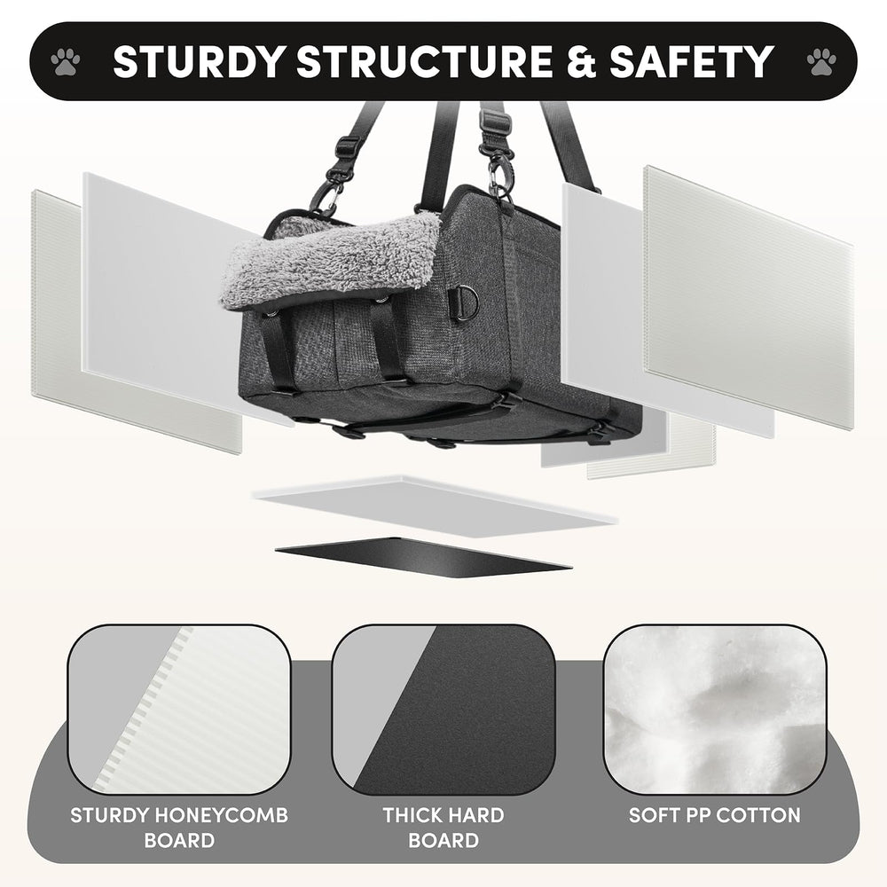 BurgeonNest anti-collapse plush interior emphasizes durable support