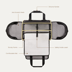 BurgeonNest large pocket stores treats and toys for travel