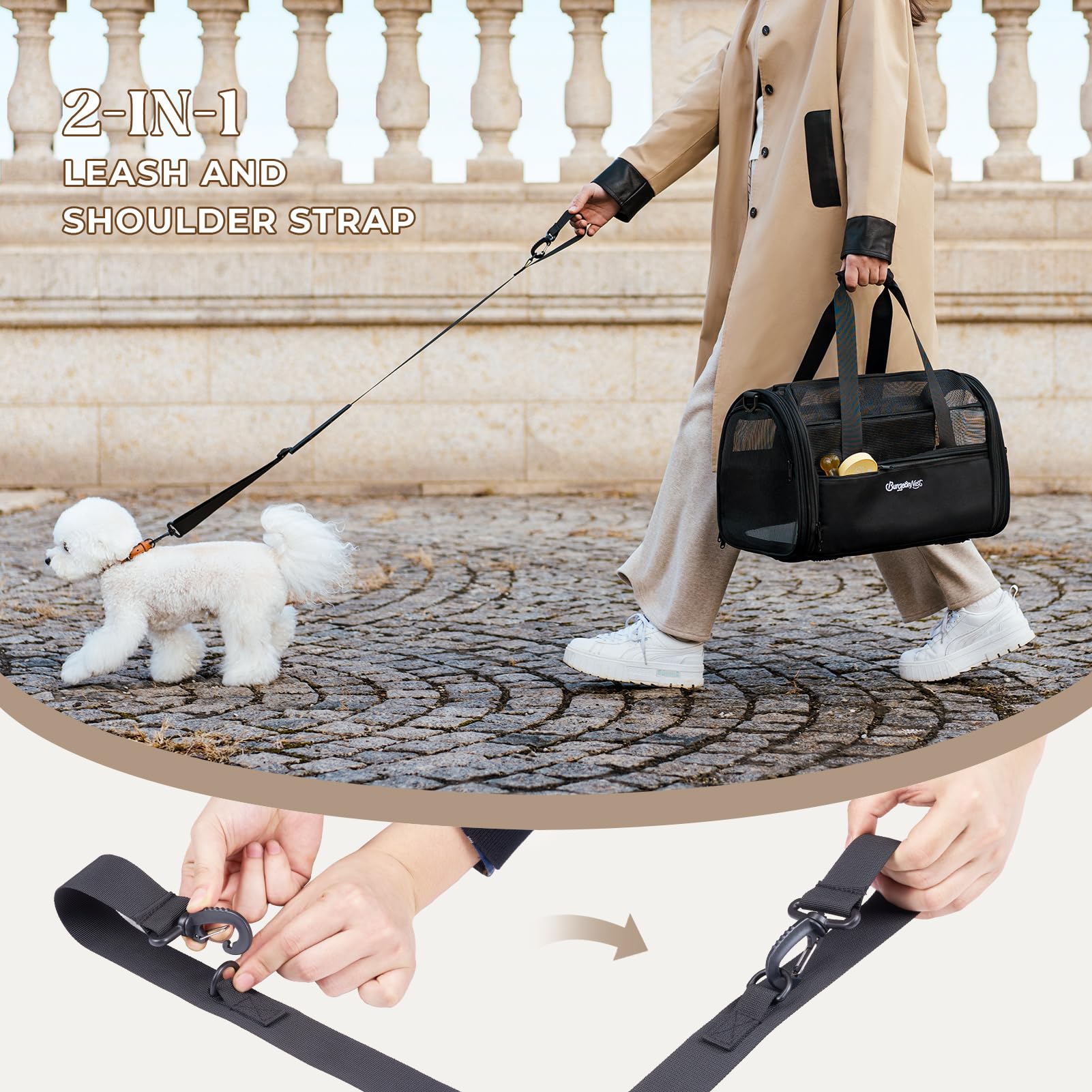 BurgeonNest lightweight breathable carrier reduces fatigue on journeys