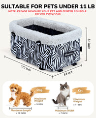 BurgeonNest dog car seat with double protection belts enhances travel safety