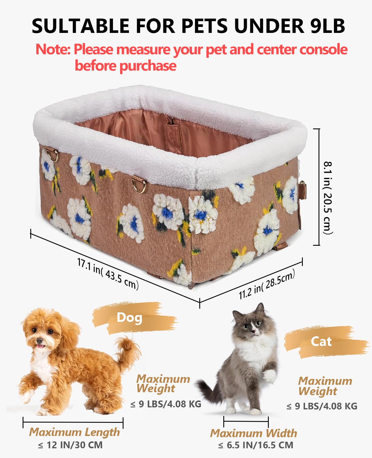 BurgeonNest center-console dog seat supports easy access and safe rides.