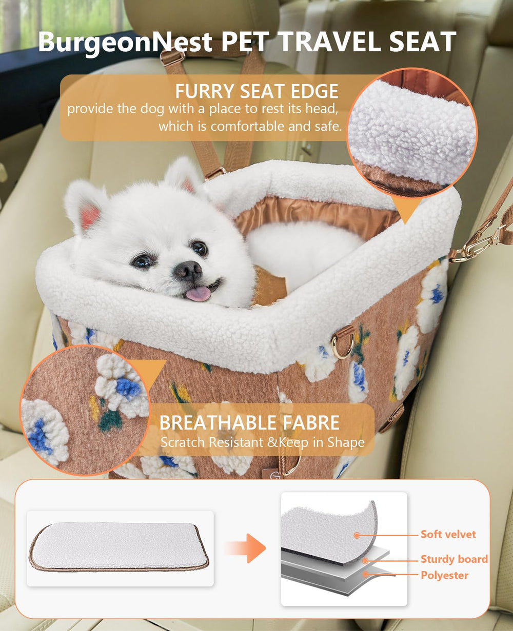 BurgeonNest double protection safety belts help keep pets restrained during travel.