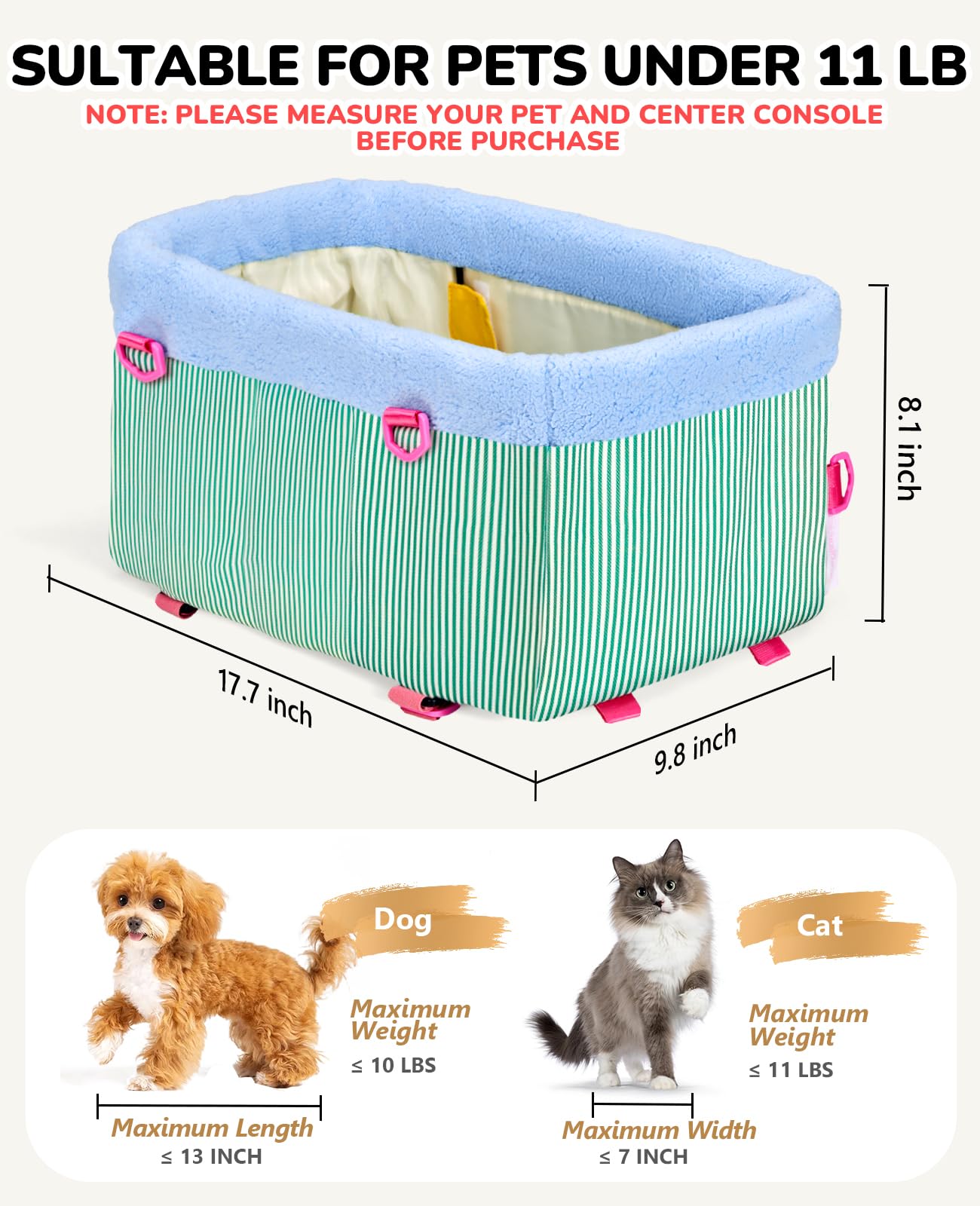 BurgeonNest metal frame dog seat showing sturdy support for small pets