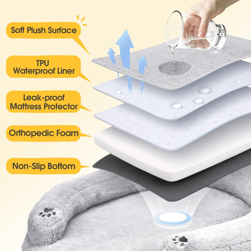 BurgeonNest bed bottom with non-slip grip on floor