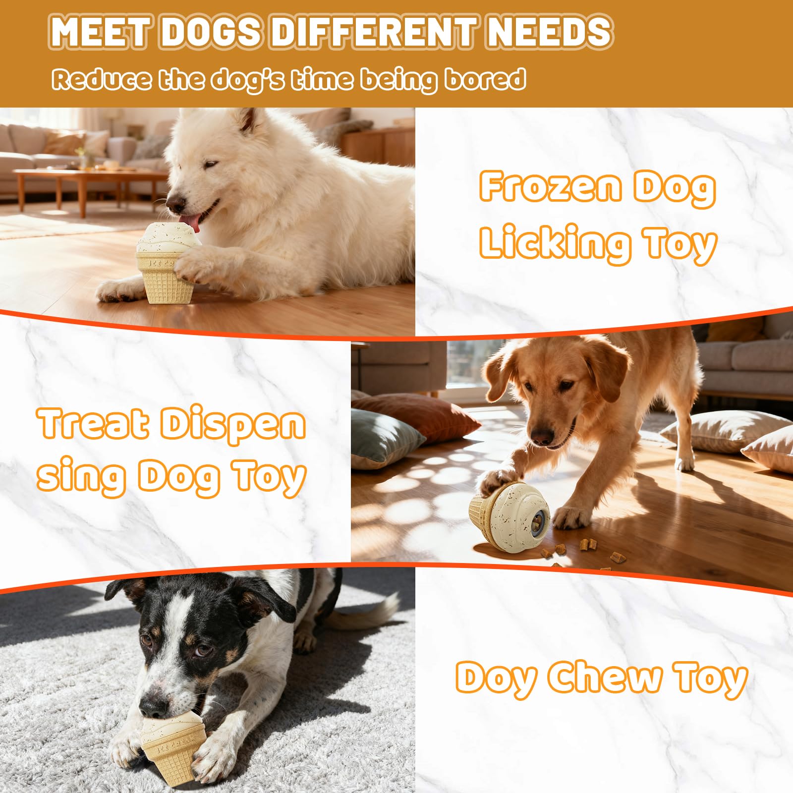 BURIESUR indestructible-frozen-treat-dispenser-dog-chew-toy interactive-play close-up showing lid containment