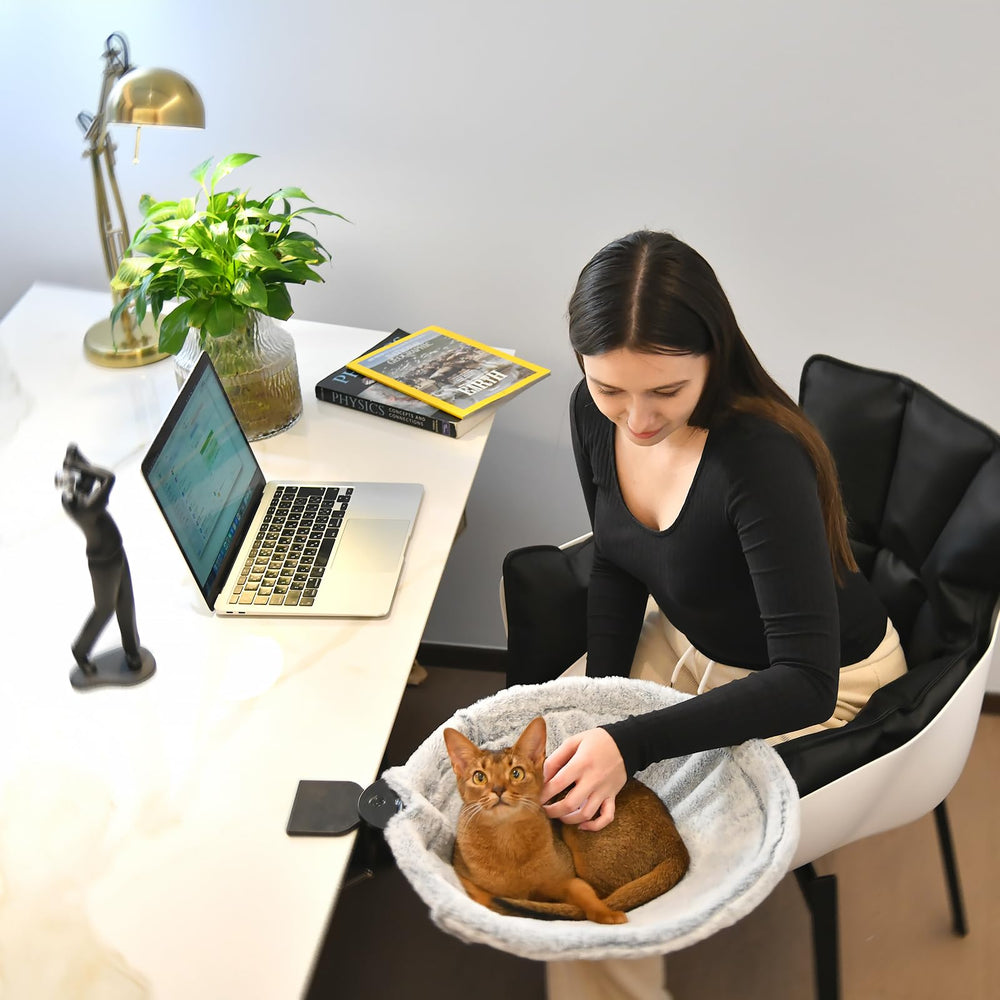 ButtonwoodNest desk cat bed washable-cover emphasizes easy cleaning after use