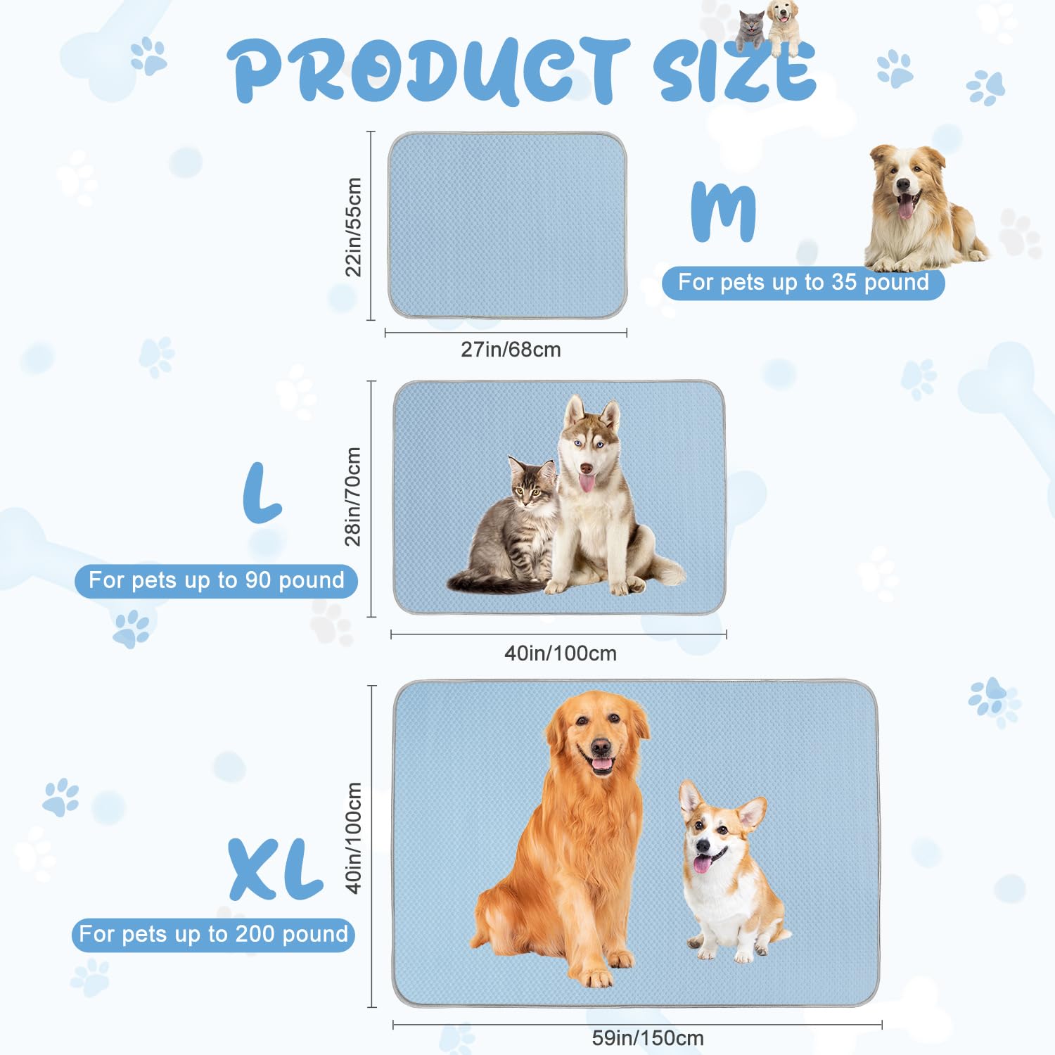 Buvlnee cooling mat bed crate illustrates versatile placement in crate or bed.