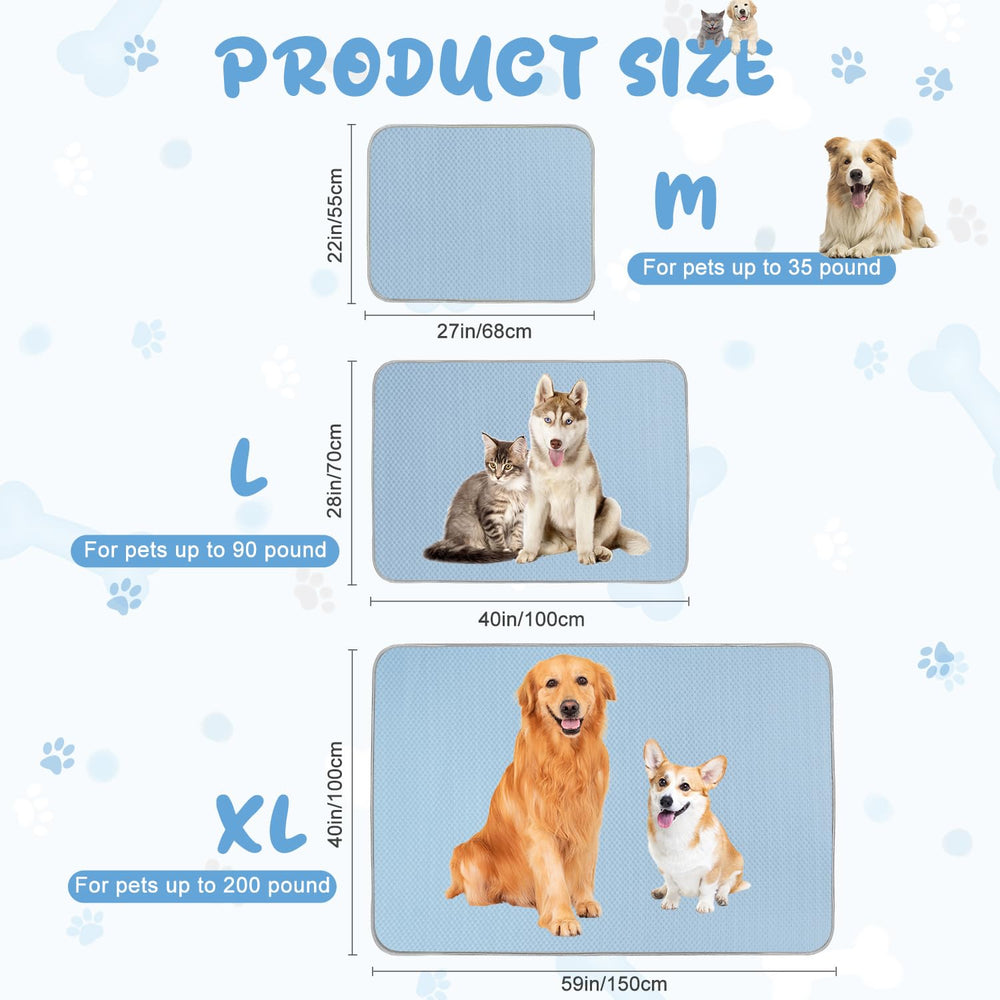 Buvlnee cooling mat bed crate illustrates versatile placement in crate or bed.