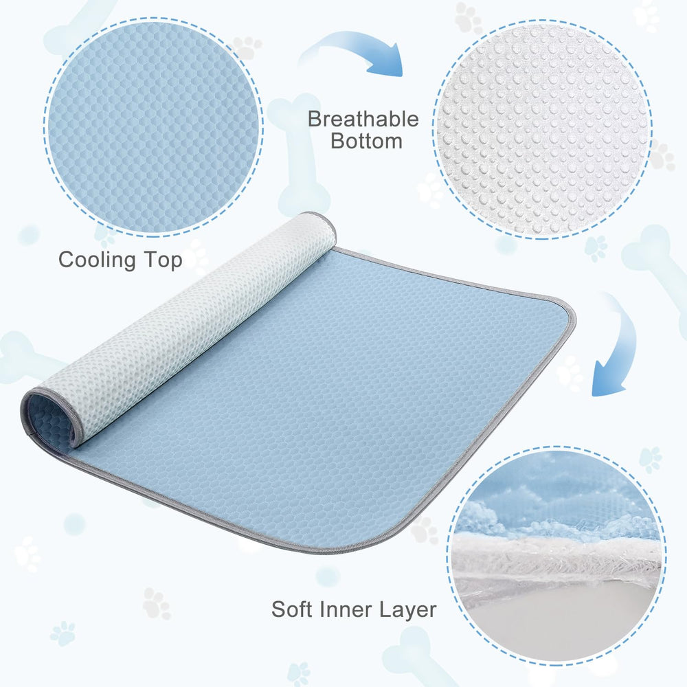 Buvlnee cooling mat in car seat provides convenient comfort during rides.