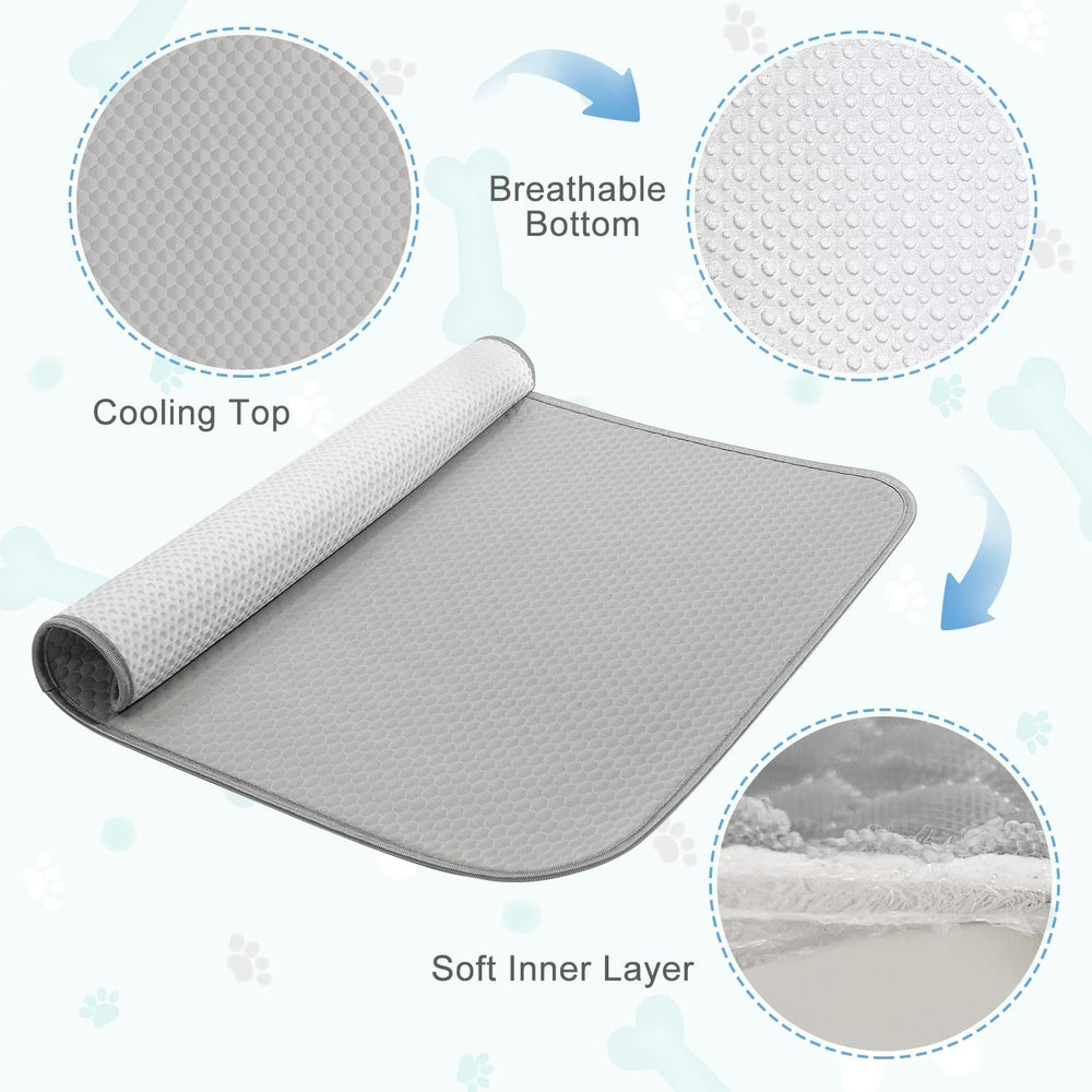 Buvlnee cooling mat outdoor-shade-use cools pets al fresco
