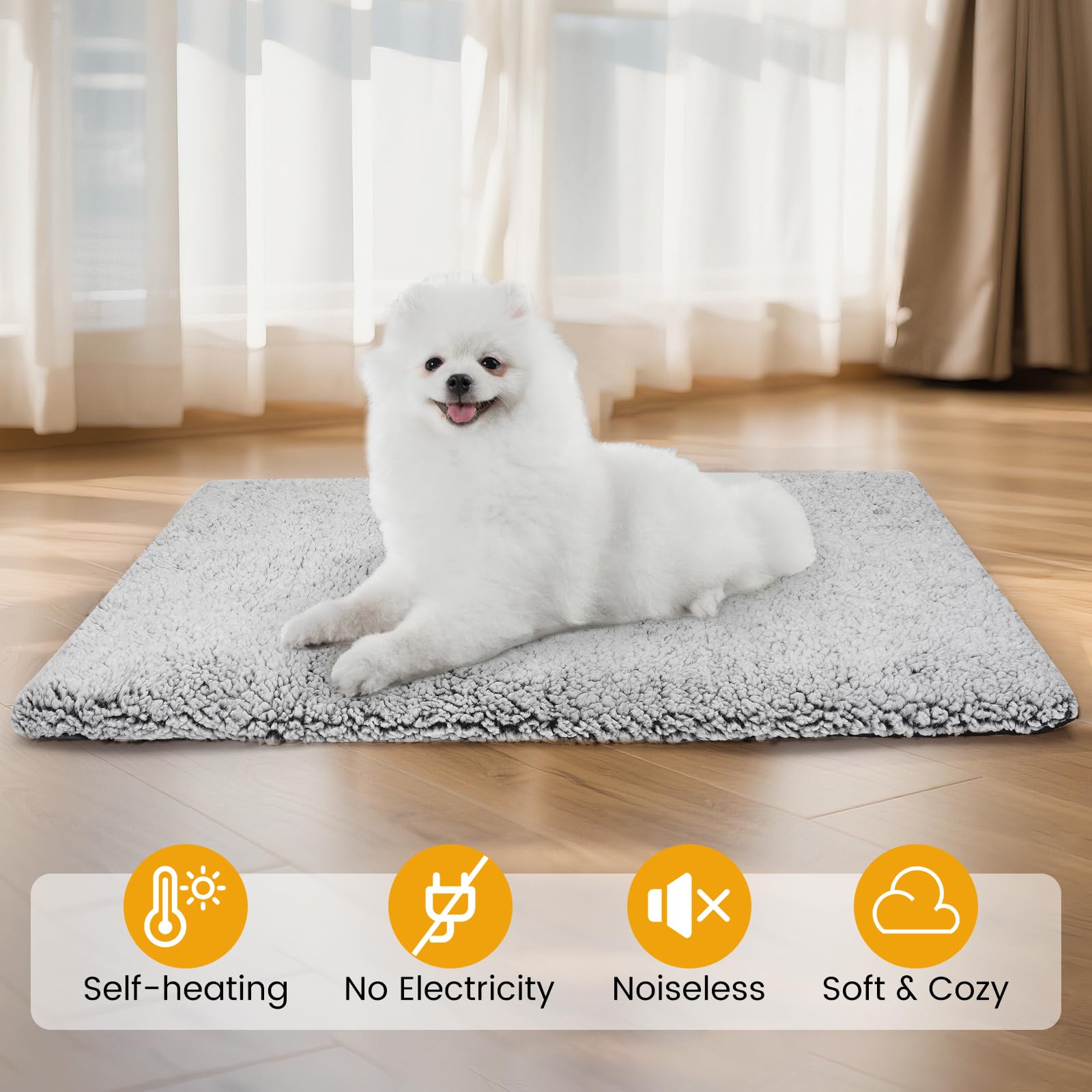 Buvlnee self-warming mat inner pad—heat-retaining core for lasting comfort.