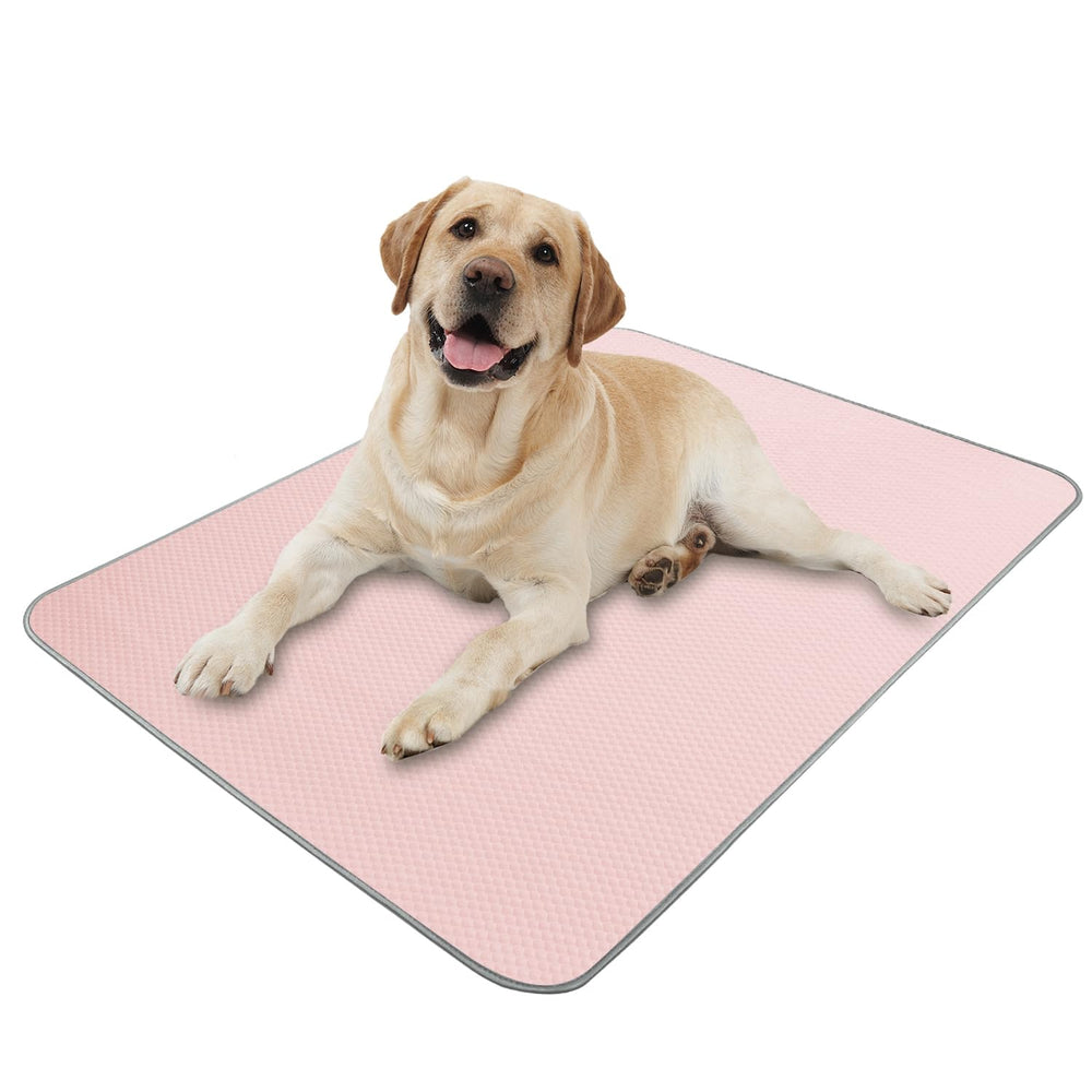 Buvlnee Summer Dog Cooling Mat top view shows cooling fabric for hot days.
