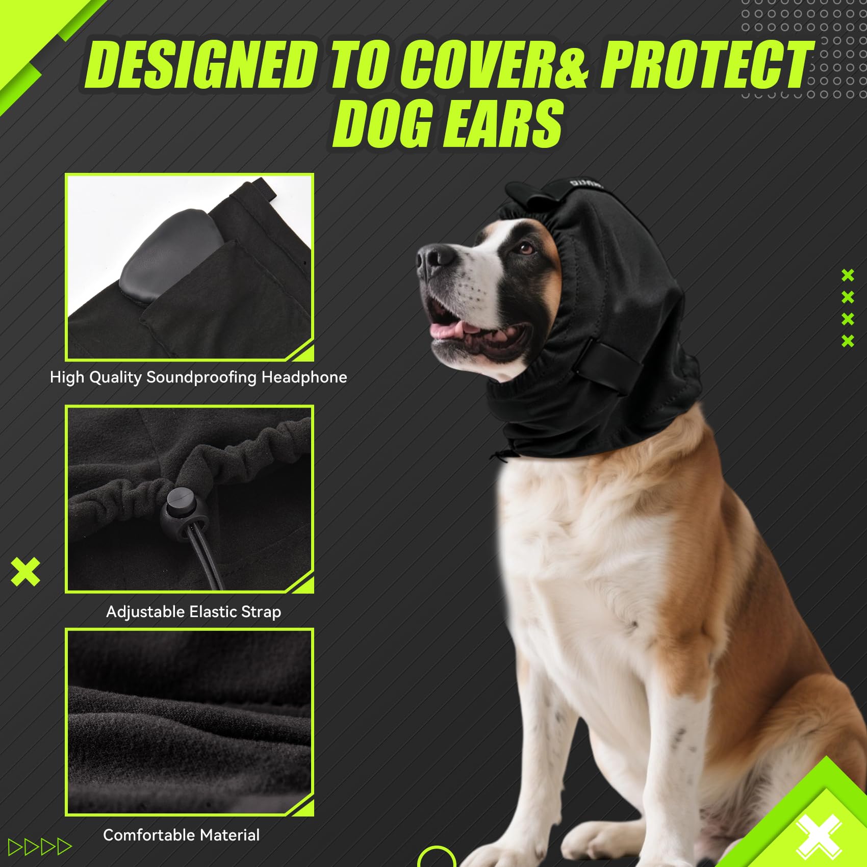 BUWZUJR ear wraps used as warm neck gaiter in cold weather