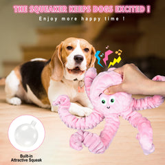 BUYPOW Octopus soft plush fabric in action for gentle teething and soothing play.
