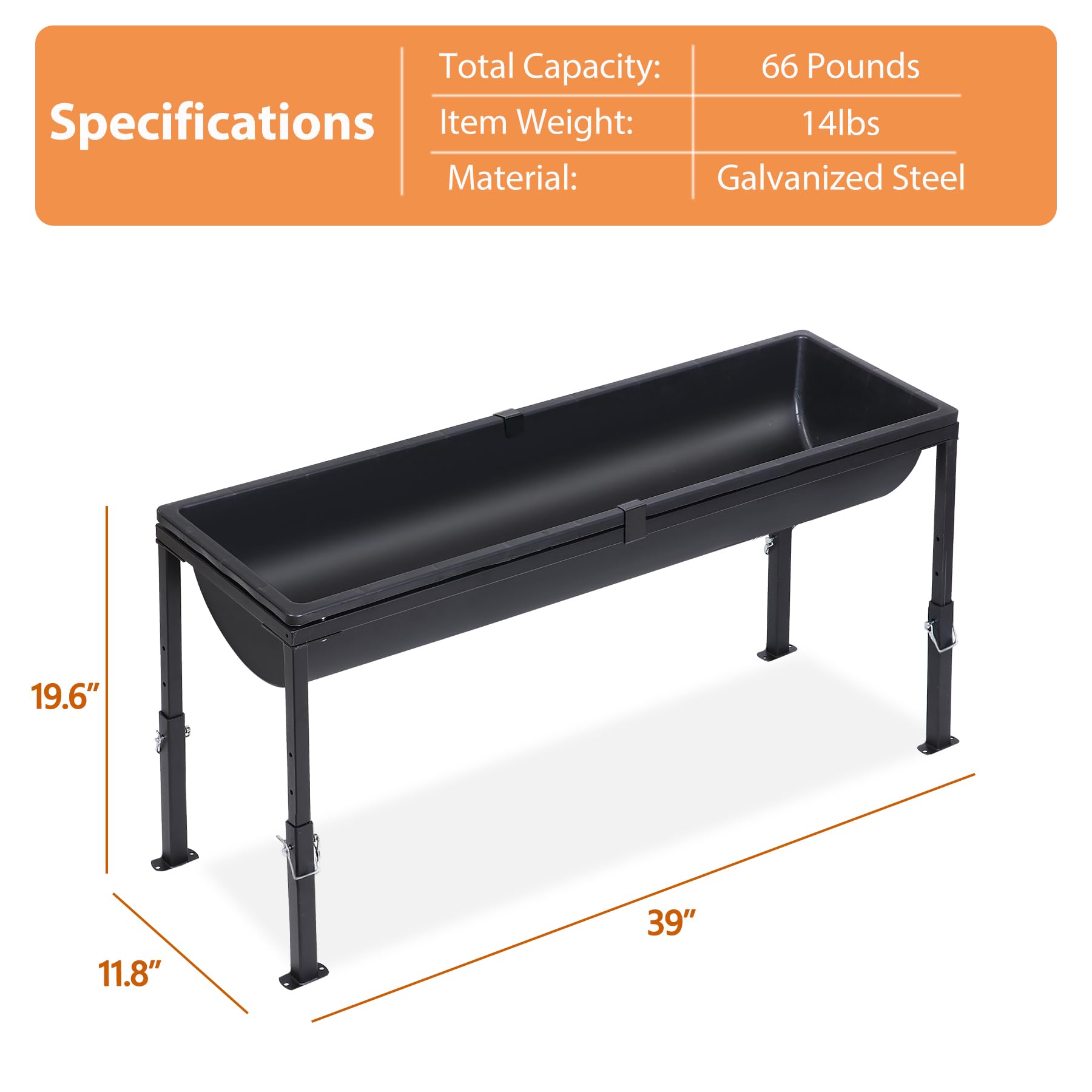 Buyyah All-Animal-Use design supports goats, sheep, horses, cattle, and poultry.