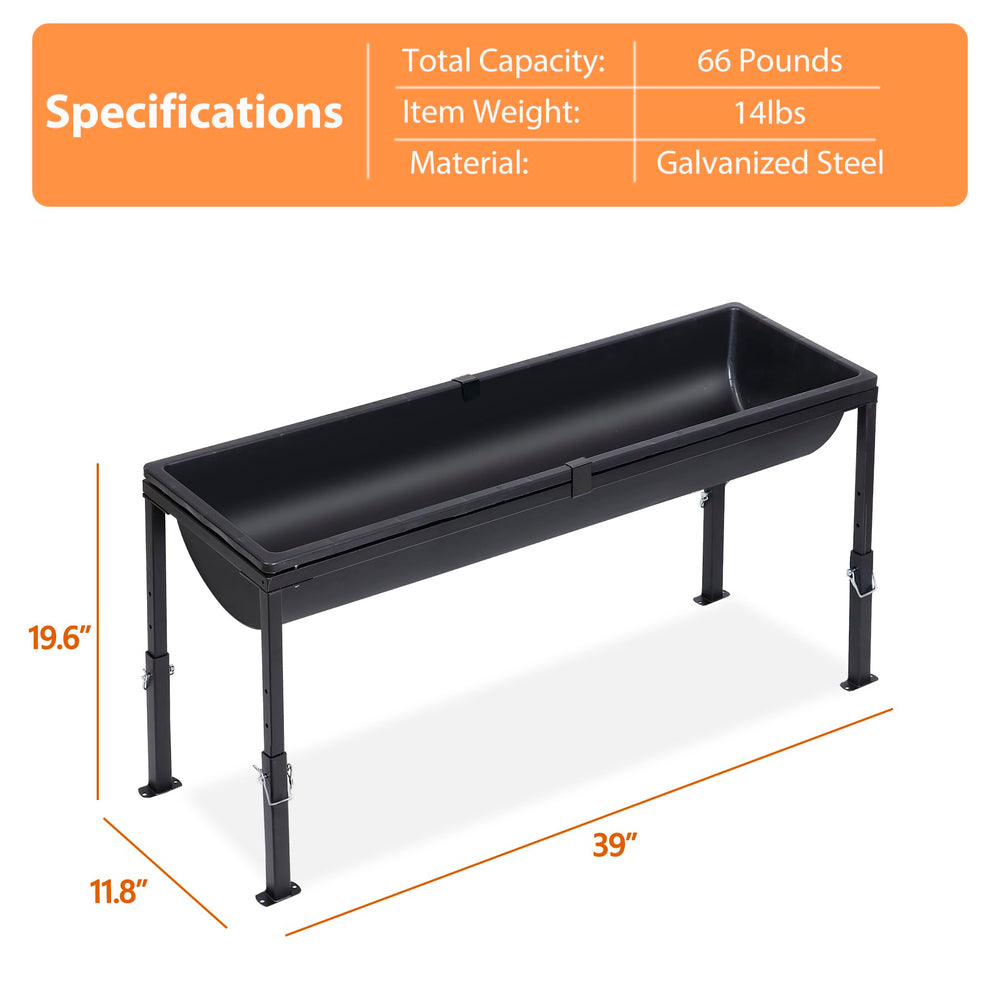 Buyyah All-Animal-Use design supports goats, sheep, horses, cattle, and poultry.