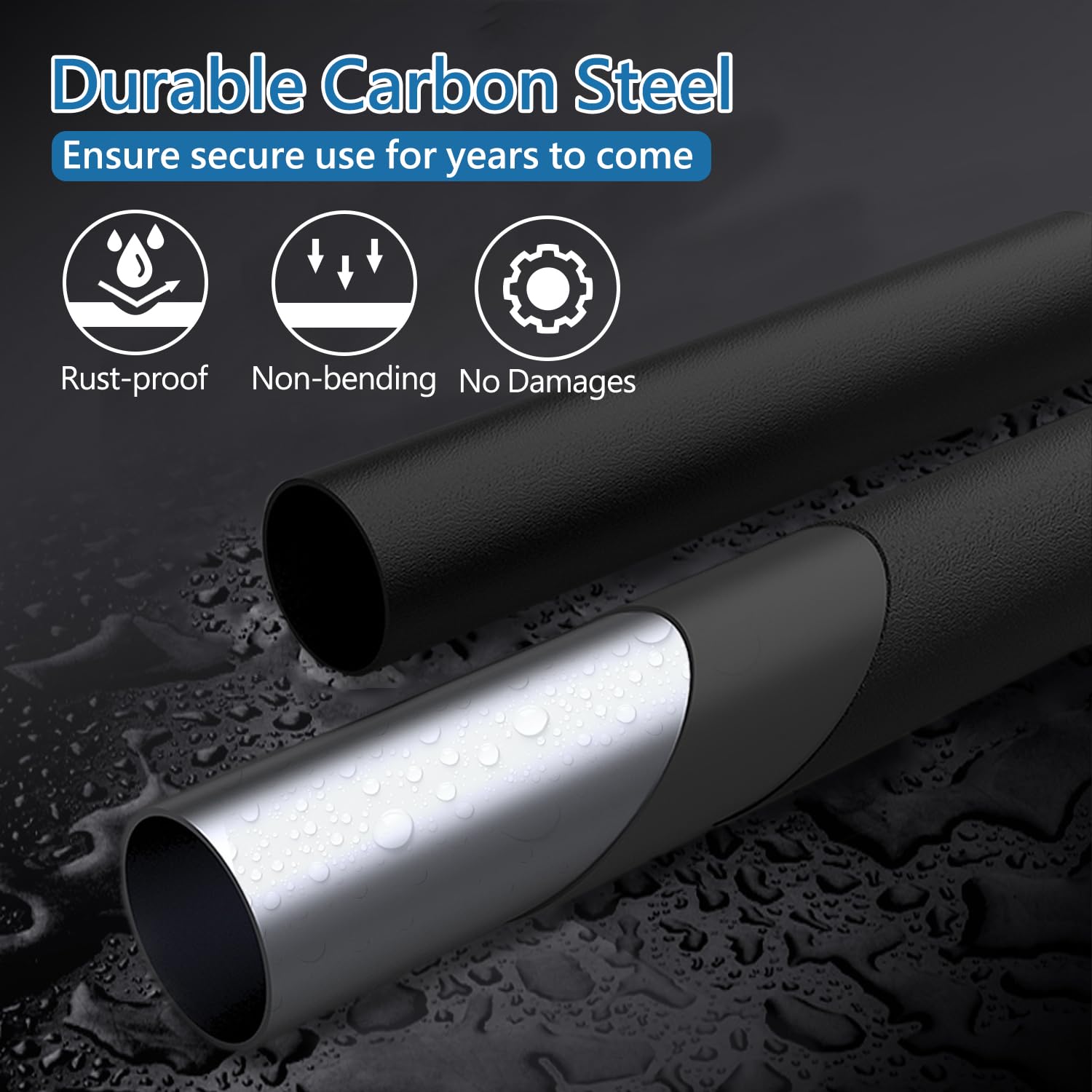 BUYYAH carbon steel construction offers durable, rust-resistant performance.
