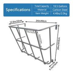 BUYYAH hay feeder wall-mount opening demonstrates easy access for livestock